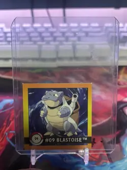 Pokemon Blastoise #09 Sticker Series 1 Artbox NM!! - Image 1