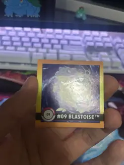 Pokemon Blastoise #09 Sticker Series 1 Artbox NM!! - Image 4
