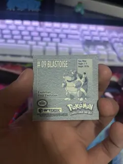 Pokemon Blastoise #09 Sticker Series 1 Artbox NM!! - Image 5