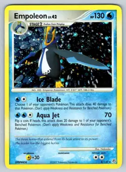 2007 Diamond & Pearl Empoleon Rare Holo #4 - Image 1