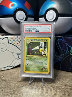 Pokemon Koga's Beedrill Holo Gym Challenge 1st Edition PSA 6 - Image 1