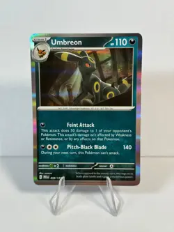 2025 Pokemon UMBREON Holo #059/131 Prismatic Evolutions PRE EN Holo Rare - Image 1
