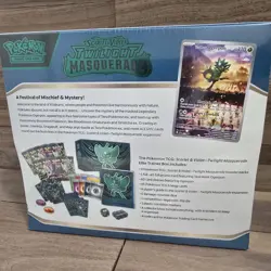 POKEMON TCG: "TWILIGHT MASQUERADE" Elite Trainer Box (ETB) FACTORY SEALED~ *NEW* - Image 2