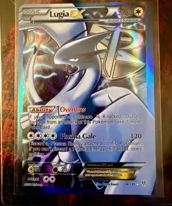 Pokemon Lugia EX Full Art Team Plasma Ultra Rare Holo 134/135 Plasma Storm - Image 1