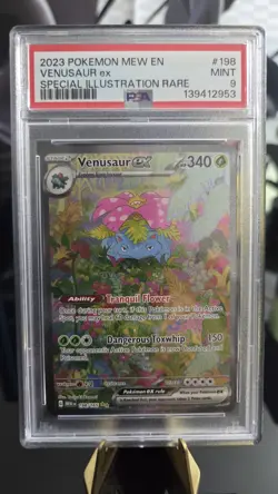 2023 POKEMON SV-SCARLET & VIOLET 151 SPECIAL ILLUSTRATION RARE VENUSAUR EX PSA 9 - Image 1