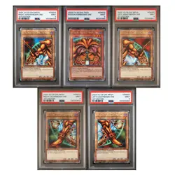 PSA 9 Yugioh Complete Exodia Set Quarter Center Secret Rare (Mint) - Image 1