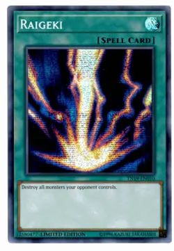 Yu-Gi-Oh! Raigeki Prismatic Secret Rare TN19-EN010 - Image 1