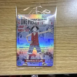 One Piece Monkey D. Luffy US Voyage Bandai Namco ST-01 Promo Holo 5000 Power - Image 1