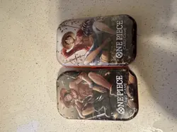 One Piece Tin Pack Set Vol 2 Factory Sealed- ACE AND LUFFY - Image 1