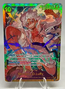 One Piece Monkey.D.Luffy OP05-119 SEC Awakening of the New Era - Secret Rare - Image 1