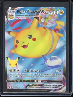 Flying Pikachu VMAX Pokemon Card (Celebrations 007/025) Ultra Rare - Image 1