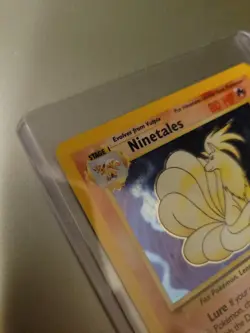 Ninetales Pokemon Holo 12/102 Base Set Hologram Single Card Unused - Image 2