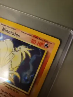 Ninetales Pokemon Holo 12/102 Base Set Hologram Single Card Unused - Image 3