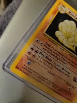 Ninetales Pokemon Holo 12/102 Base Set Hologram Single Card Unused - Image 4
