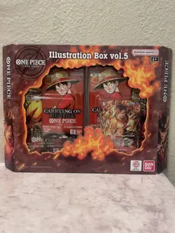 Bandai One Piece Card Game Illustration Box Vol. 5 New Factory Sealed - Image 1