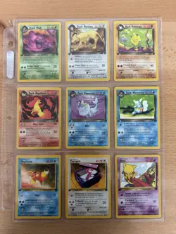 Lp-mp Pokemon WOTC 48x Team Rocket 1st Edition Complete Common & Uncommon Card - Image 3