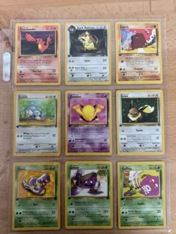 Lp-mp Pokemon WOTC 48x Team Rocket 1st Edition Complete Common & Uncommon Card - Image 4