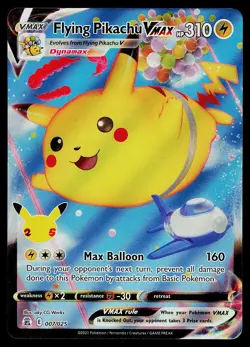 Pokemon Card - Flying Pikachu VMAX Celebrations 007/025 Ultra Rare - Image 1