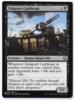 Zulaport Cutthroat U The List Reprints 036/068 NM - Image 1