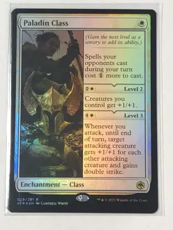 MTG TCG - Paladin Class 029/281 Foil - NM (Free Shipping $5+) - Image 1