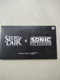 Mtg Sonic Secret Lair Friends And Foes Foil Edition Sealed - Image 1