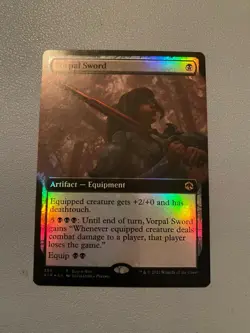 Vorpal Sword Promo Foil NM Never Played - Image 1