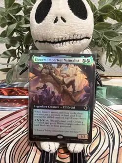 🐉 FOIL Lluwen, Imperfect Naturalist (Extended Art) Lorwyn Eclipsed MTG NM💀 - Image 1