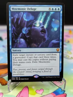 MTG Commander Legends- Mnemonic Deluge 082 Regular - Image 1