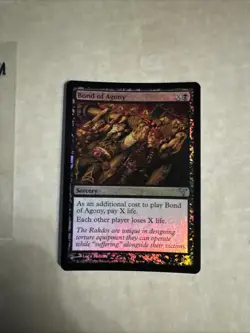 MTG Dissension bond of agony foil - Image 1