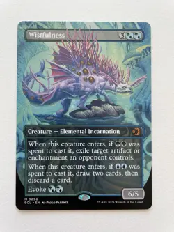 MTG Wistfulness BORDERLESS 0296 ECL - Image 1