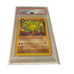 2000 PSA 8 Pokemon Dark Primeape 1st Edition Rocket #43 Graded - Image 1