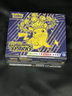 Pokemon Scarlet & Violet Surging Sparks Elite Trainer Box NEW SEALED TCG ETB - Image 1