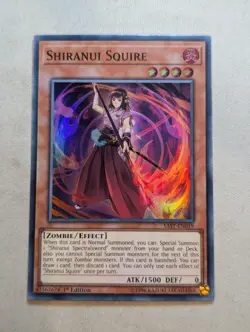 Yugioh Shiranui Squire - Super Rare - SAST-EN019 - VLP - Image 1