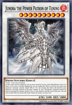 Yugioh BPRO-EN039 - Junora the Power Patron of Tuning - Super Rare - Image 1