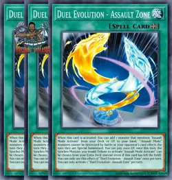 Yugioh! 3x Duel Evolution - Assault Zone BPRO-EN054 Common 1st Ed NM - Image 1