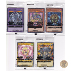Yu-Gi-Oh 7-Eleven Promo Set 711E-JP001~003 Sealed / Dark Magician Girl Blue Eyes - Image 1