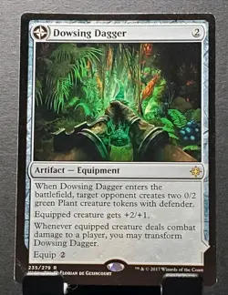 MTG 235/279 DOWSING DAGGER/LOST VALE Ixalan Rare card⚔LP - Image 1