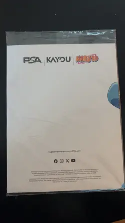 PSA Magazine x Kayou Naruto Promo Card with Magazine December 2025 Sealed - Image 1