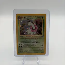 Meganium 10/111 Neo Genesis Holo FRENCH Wotc Pokemon Card LP - Image 1