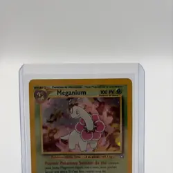 Meganium 10/111 Neo Genesis Holo FRENCH Wotc Pokemon Card LP - Image 2