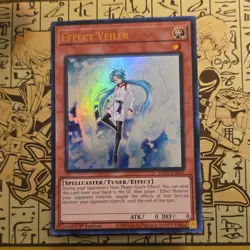 Konami Effect Veiler Ultra Rare 1st Edition RA01-EN003 Spellcaster Card - Image 1