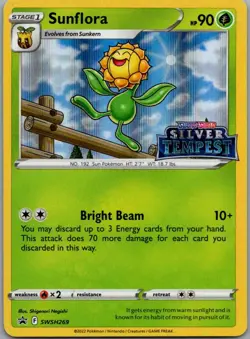 Sunflora - (Prerelease) Promo SWSH: Sword & Shield Promo Cards SWSH269 NM - Image 1