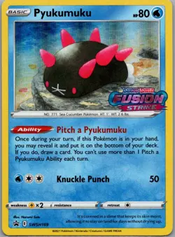 Pyukumuku - (Prerelease) Promo SWSH: Sword & Shield Promo Cards SWSH169 NM - Image 1