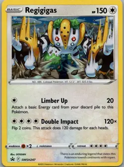 Regigigas - (Cosmos Holo) Promo SWSH: Sword & Shield Promo Cards SWSH247 NM - Image 1
