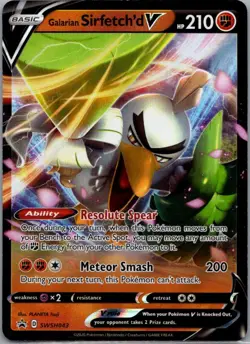 Galarian Sirfetch'd V Promo SWSH: Sword & Shield Promo Cards SWSH043 NM - Image 1