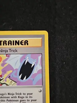 Pokemon Koga's Ninja Trick 1st Edition Gym Challenge Trainer Card 115/132 LP - Image 3