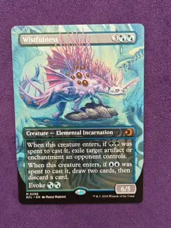 Wistfulness (Borderless) Lorwyn Eclipsed Regular MTG - Image 1