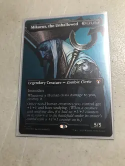 MTG Textured Foil Mikaeus, the Unhallowed NM Unplayed Commander Masters - Image 1