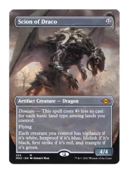 Magic the Gathering Scion of Draco 323 Modern Horizons 2 Mythic Borderless NM - Image 1