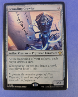 MTG Magic the Gathering: Foundations: Scrawling Crawler #0132 Rare - NM - Image 1